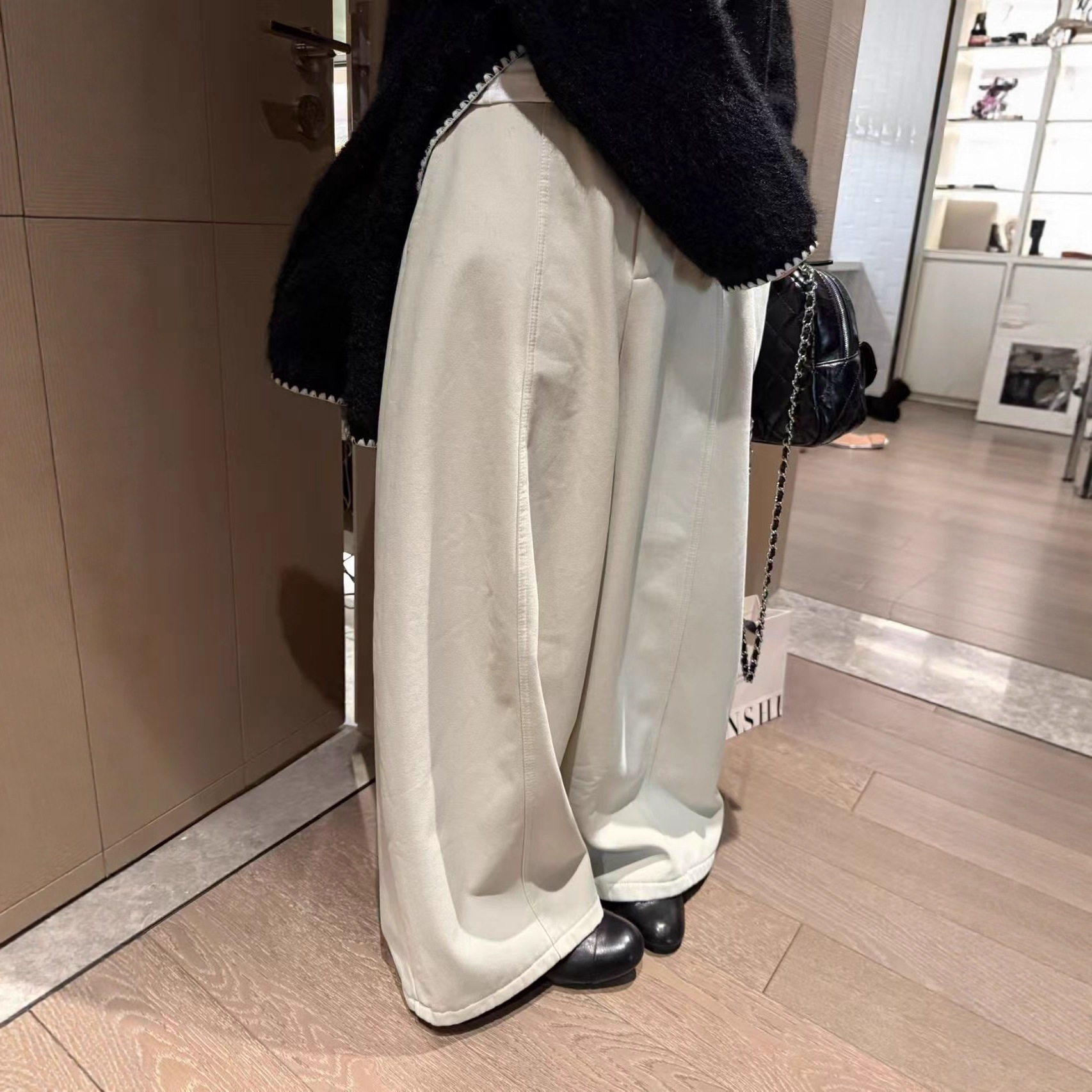 宽松休闲阔腿裤女2025新款