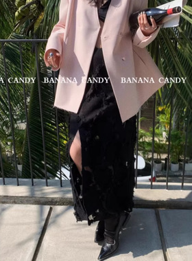 现货秒发一春夏新款剪花流苏半身裙中长款气质镂空包臀裙子N357