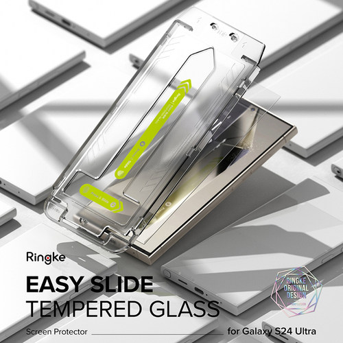 韩国Ringke高清钢化膜适用于三星S24Ultra全覆盖玻璃膜防爆抗刮擦S25ultra