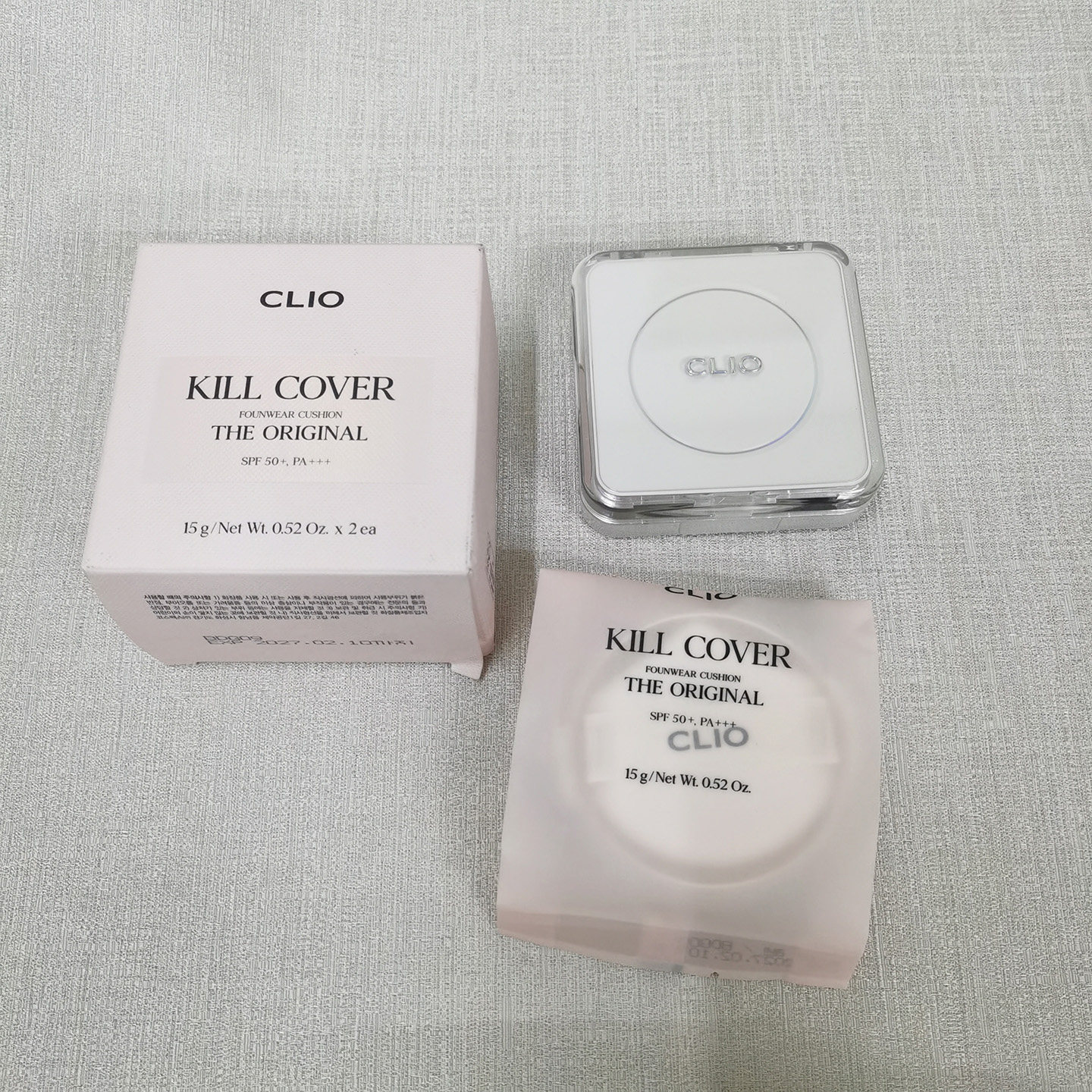 clio珂莱欧冰绿粉晶气垫韩国