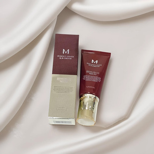 包邮Missha谜尚大红色BB霜21#23#遮瑕粉底液保湿持久