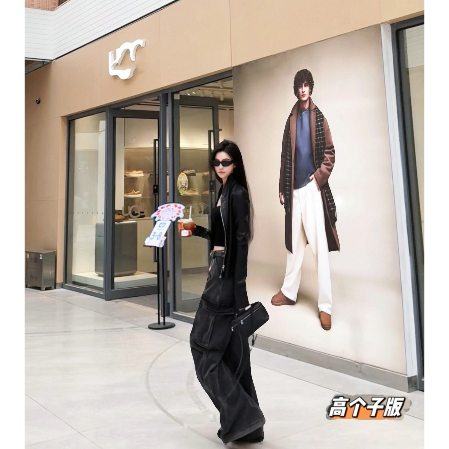 工装长裤厚牛仔秋冬加长女裤