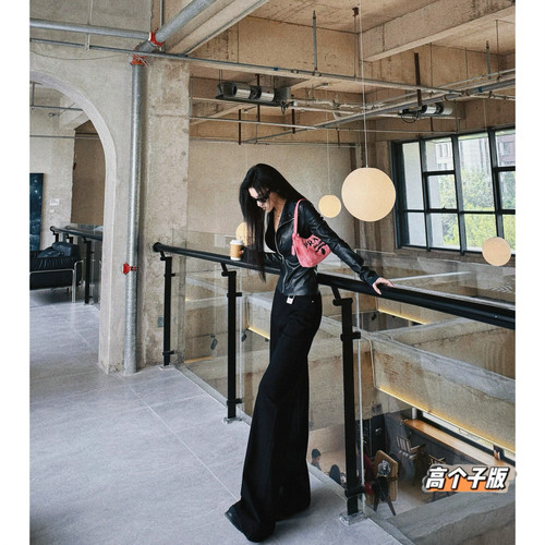 阔腿长裤厚牛仔秋冬加长女裤