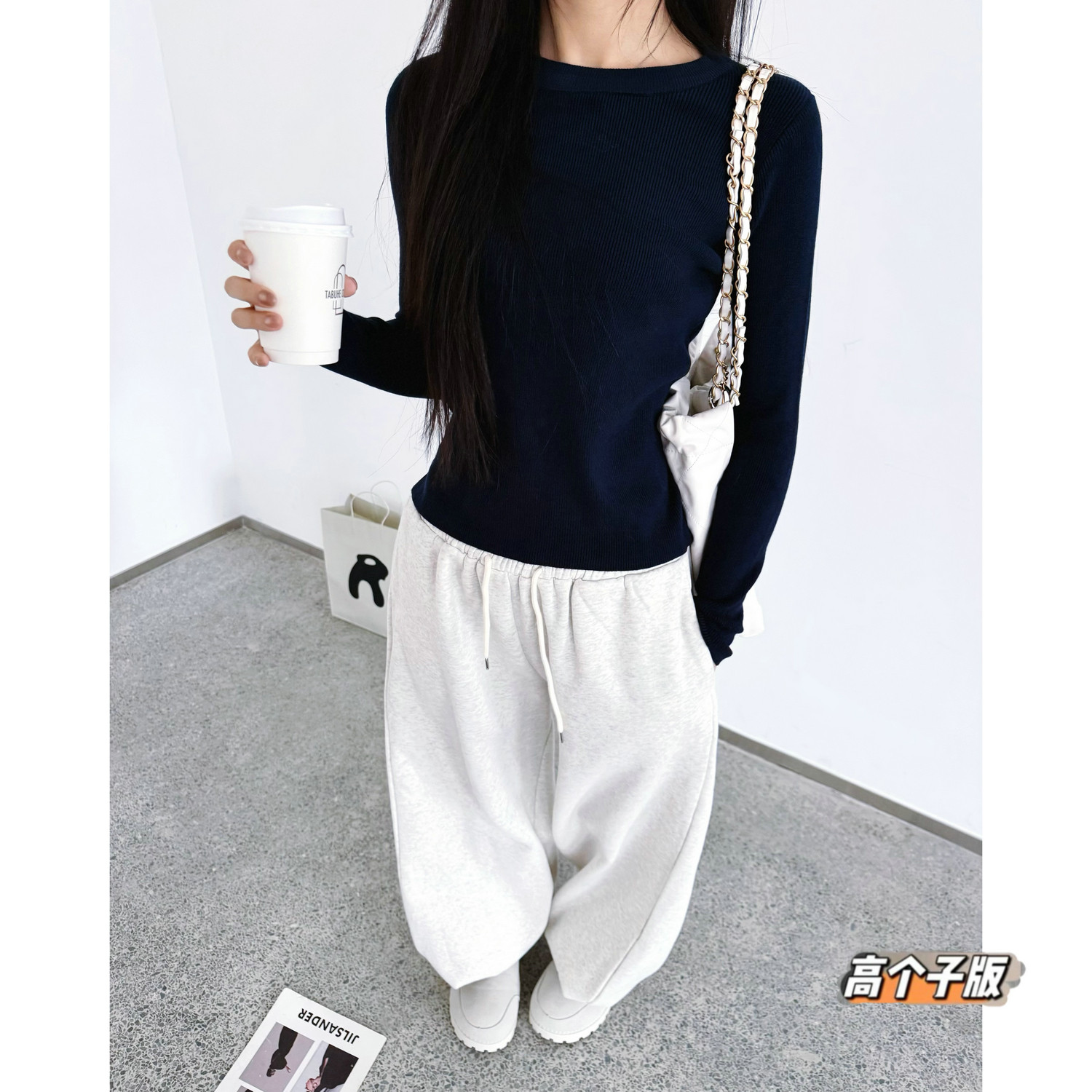 猫猫家高个子春季小香风圆领针织衫女洋气外穿软糯毛衣内搭打底衫,女装/女士精品,毛针织衫,淘宝优惠券,粉丝福利购,淘宝优惠卷