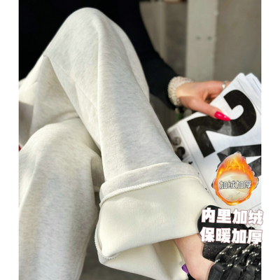 高腰原创猫猫家长裤加长女裤