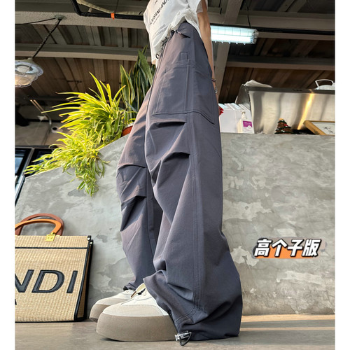 高腰原创猫猫家长裤加长女裤