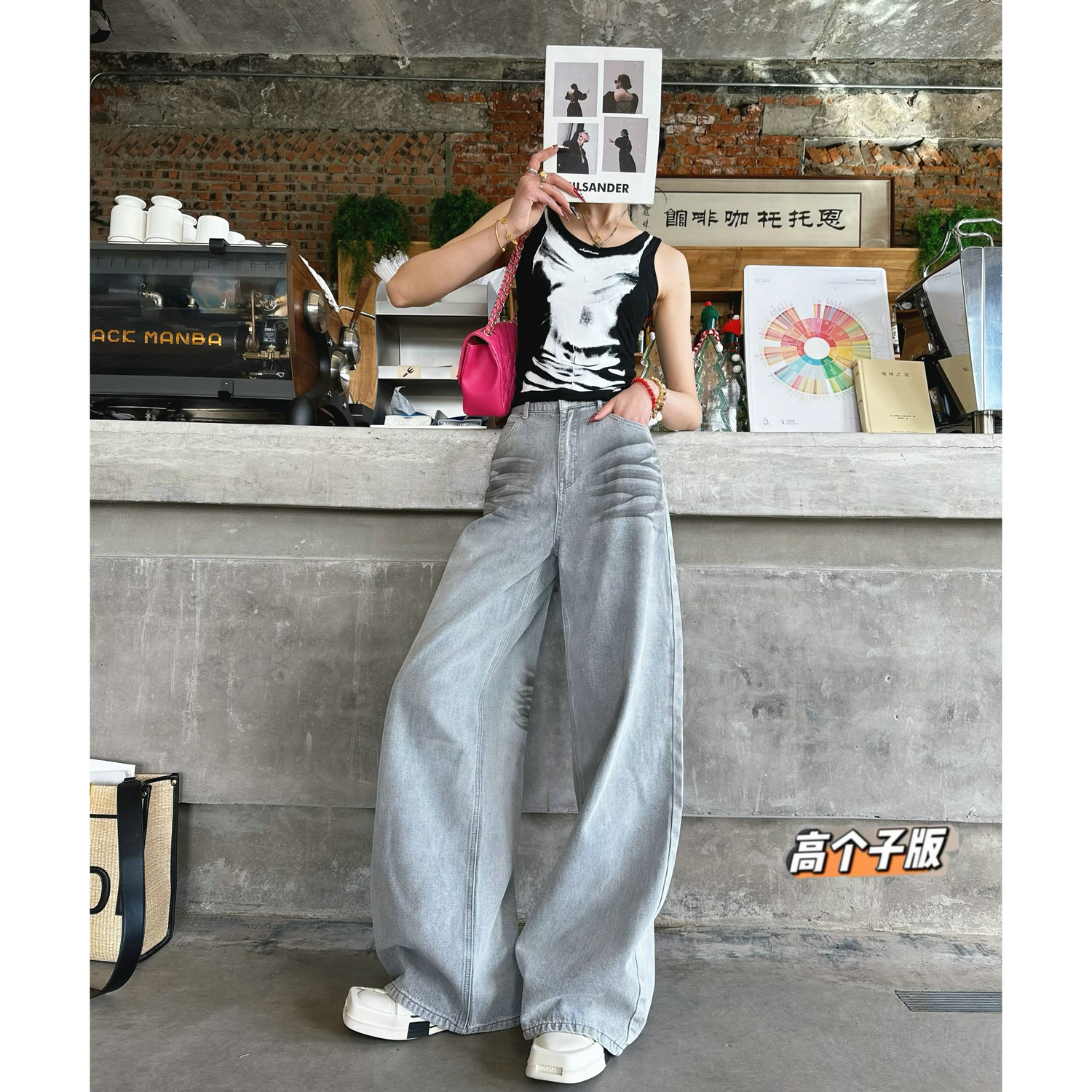 阔腿长裤薄款牛仔春夏加长女裤