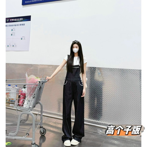 背带长裤薄款牛仔春夏背带裤
