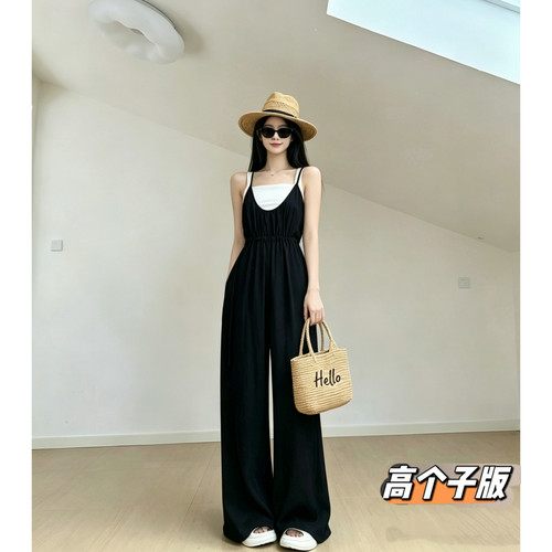 猫猫家长裤加长女裤夏季连体裤