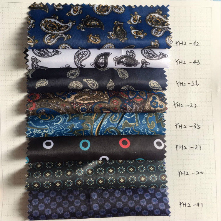 数码印花涤纶舒美绸印花里子布服装西服里布羊绒毛呢貂皮大衣内衬