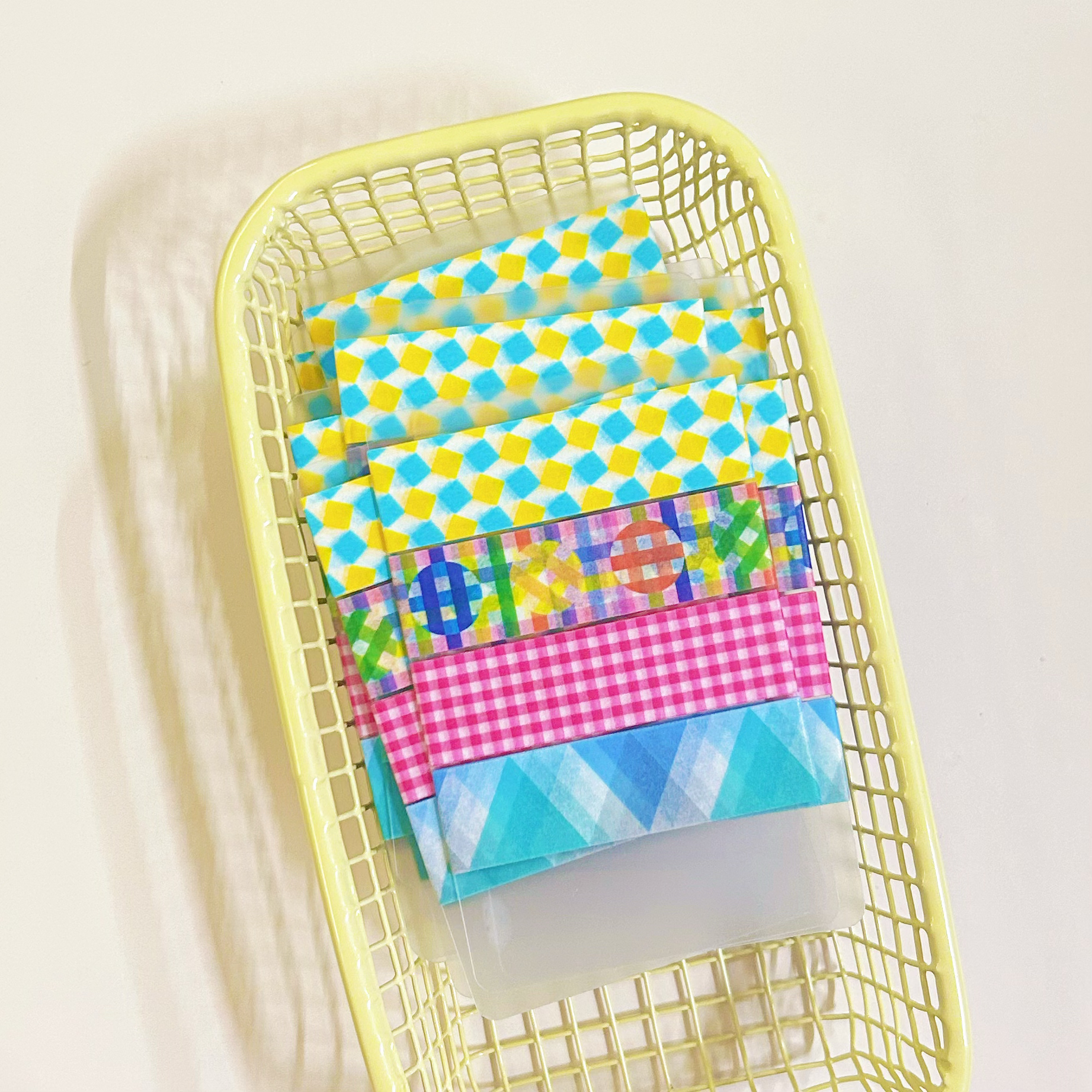 分装胶带 | 日本MT和纸胶带基础款格纹格子手帐打底拼贴素材分装