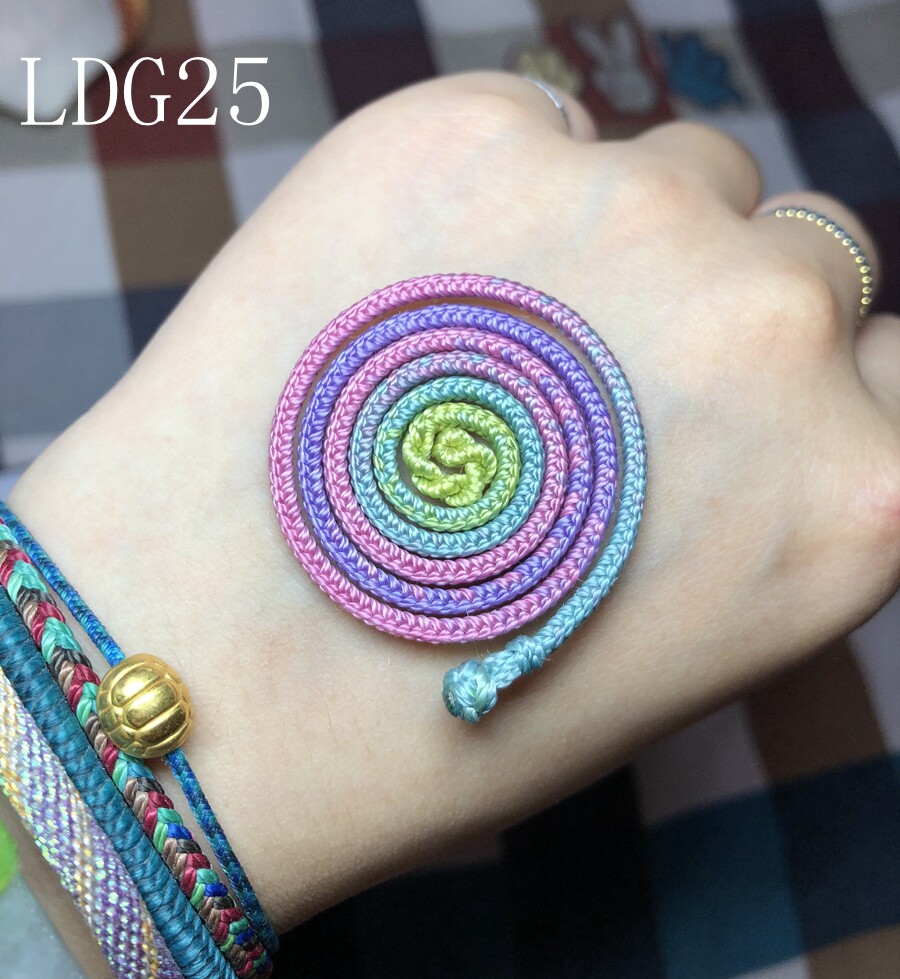 手工作品 cs彩线手绳四面佛手绳 脚绳 项链 手工编织八股编手链
