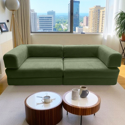 2米以上压缩沙发模块卷包全海绵小户型沙发床Compression sofa