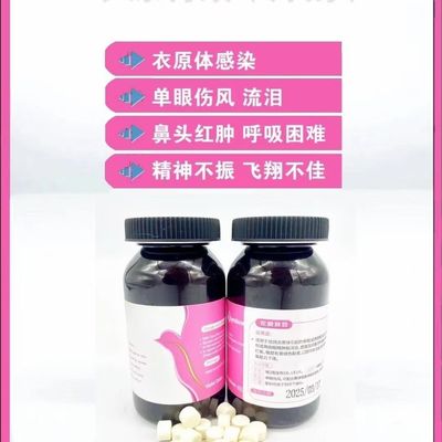 赛博衣原净，信鸽衣原体病，单眼伤风鸽子用品片剂