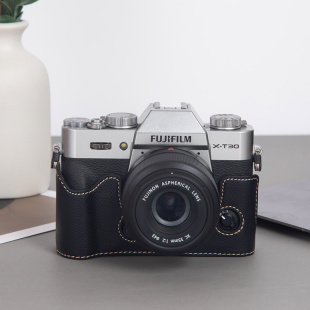 适用于富士XT30二代保护套XT30XT20XT10XT30ii配件壳蒂芙尼蓝底座