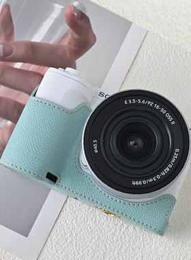 适用索尼ZVE10IIm2保护套相机包ZVE10底座A7C2配件皮套保护壳半套