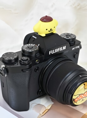 布丁狗相机镜头盖热靴R50小痰盂49MM适用佳能R10富士XT50索尼A7C2