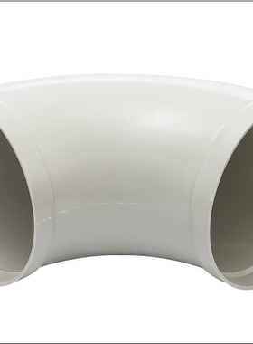 pp弯头90°弯头风管接头塑料承插弯头注塑成型管道专用配件