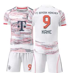 2526拜仁主客球衣25号穆勒9号凯恩足球服套装定制男训练速干队服