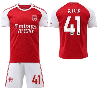 2526阿森纳主场球衣41号赖斯哲凯赖什足球服套装儿童训练服正确版
