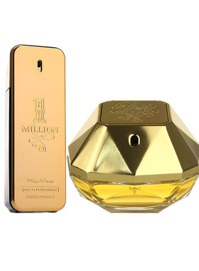 Paco Rabanne帕高帕科黄金百万金砖幸运百万出色男士女士香水50ml