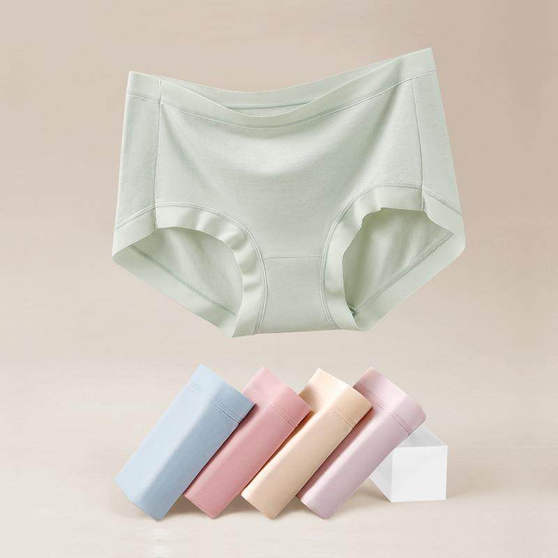 【严选】60支兰精莫代尔内裤女士中腰抗菌三角裤女冰丝感无痕裤头,女士内衣/男士内衣/家居服,女三角裤,淘宝优惠券,粉丝福利购,淘宝优惠卷