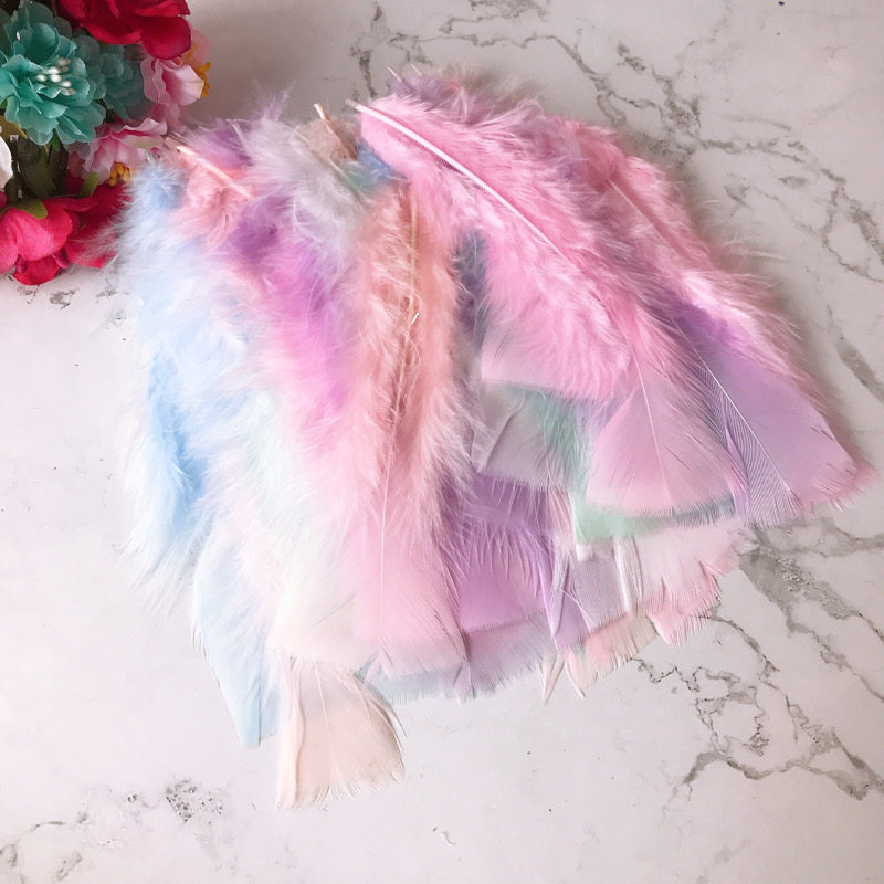 狗哥喵姐 diy手工自制逗猫棒替换头材料平板火鸡毛平头羽毛猫玩具