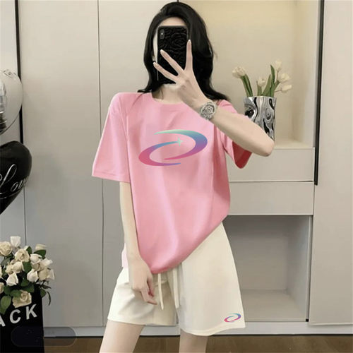 法式甜美休闲运动套装女夏季学生宽松显瘦韩版时尚短袖短裤两件套