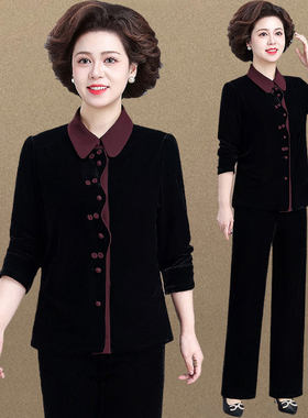 中老年妈妈春装运动服套装