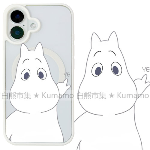 适用iphone17promax苹果17手机壳MagSafe磁吸16支架15透明14姆明25ultra日系河马卡通16e可爱少女13保护套12