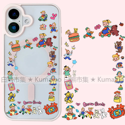 适用iphone17promax苹果16手机壳MagSafe磁吸15支架14透明13日系25ultra原田治卡通16e小众情侣12保护套女17