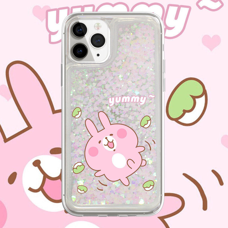 适用于iphone15promax手机壳苹果15三星23ultra小米13华为oppovivo保护套软14流沙12饭团卡娜赫拉卡通女可爱