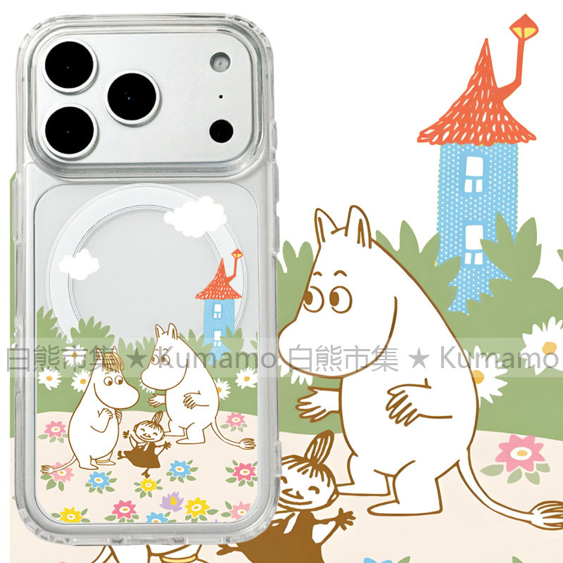 适用iphone17promax苹果17手机壳MagSafe磁吸16支架15透明14河马13姆明12花朵26ultra亚美16e史力奇保护套17e