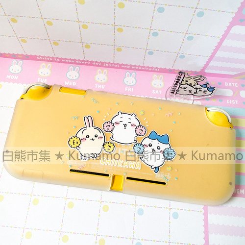 适用任天堂switchlite保护套一体式吉伊卡哇小八乌萨奇磨砂透明软