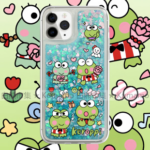 适用iphone16promax手机壳15苹果16三星小米华为流沙oppovivo荣耀红米透明保护套大眼蛙青蛙洛克比卡通可爱女