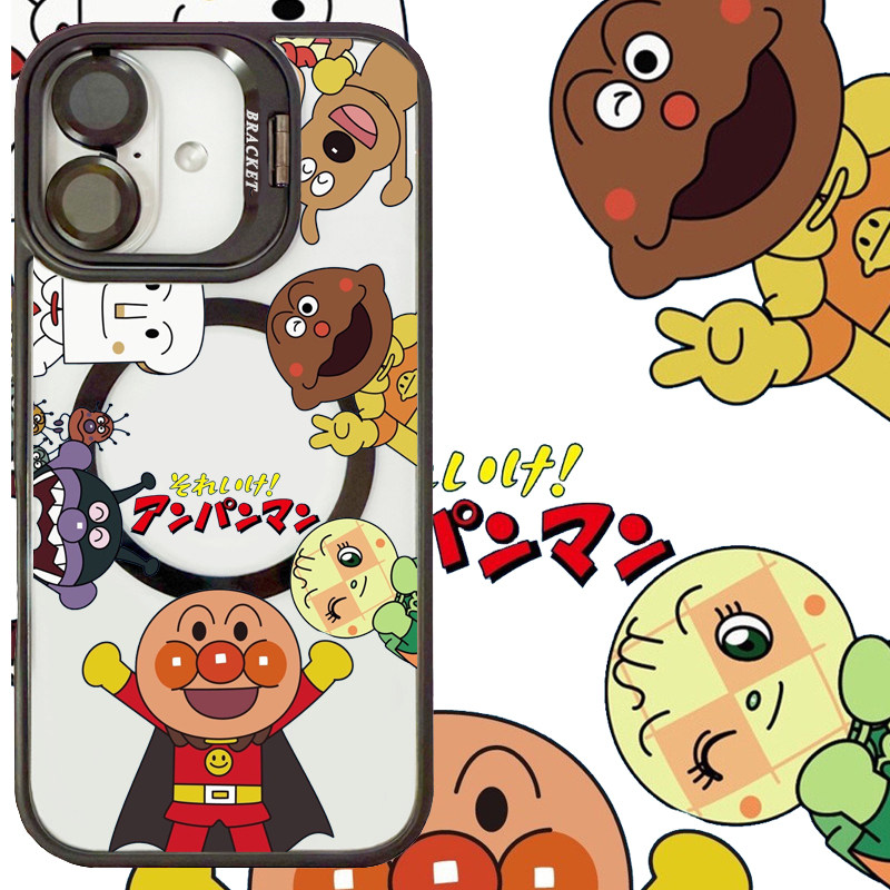 适用iphone17promax苹果17手机壳MagSafe磁吸16镜头支架15透明14面包超人13日系s26ultra卡通16e保护套女17e
