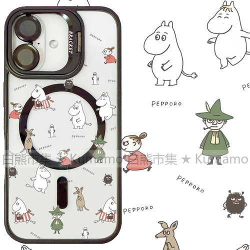 适用iphone17promax苹果17手机壳MagSafe磁吸16镜头支架15透明14姆明13亚美18promax日系ins河马16e保护套17e