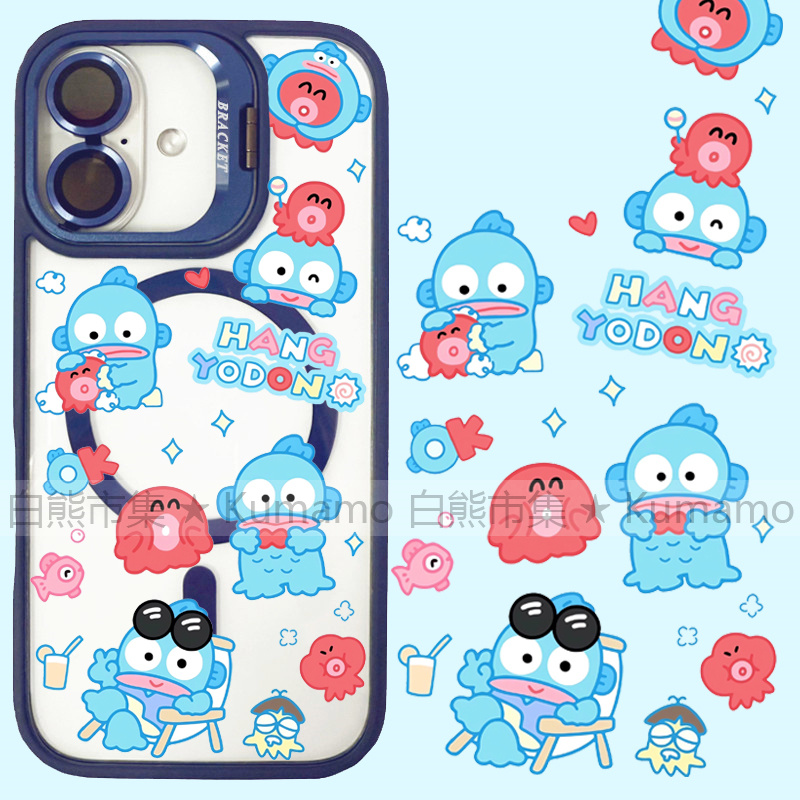 适用iphone17promax苹果17手机壳MagSafe磁吸15镜头支架14透明13人鱼16汉顿25ultra丑鱼12章鱼16e保护套16pro