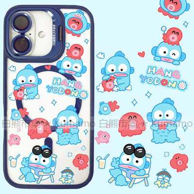 适用iphone17promax苹果17手机壳MagSafe磁吸15镜头支架14透明13人鱼16汉顿25ultra丑鱼12章鱼16e保护套16pro