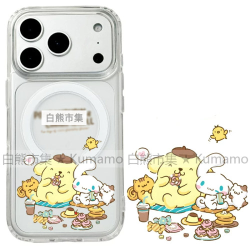 适用iphone17promax苹果16手机壳MagSafe磁吸15支架14透明13玉桂狗17日系26ultra布丁狗卡通少女12保护套16e
