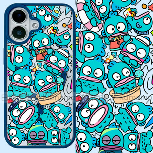 适用iphone17promax苹果16手机壳MagSafe磁吸15支架14透明13人鱼汉顿17丑鱼25ultra卡通17可爱16e日系保护套