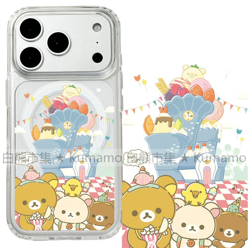 适用iphone17promax苹果16手机壳MagSafe磁吸15支架14透明13拉拉熊17轻松熊25ultra雪糕少女ins12保护套16e