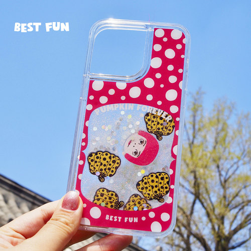 BESTFUN流沙滑块iphone15手机壳