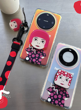 BESTFUN原创设计卡通草间弥生适用于华为mate60pro手机壳华为mate60pro+款手机壳高级感小众