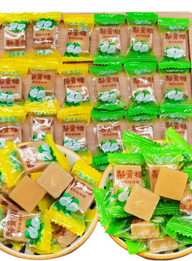 梨膏糖薄荷味润喉小零食糖果