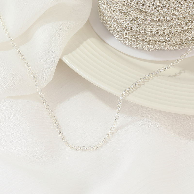 TONGDU S COLOR-PRESERVING WIDE ROUND O CHAIN O CHAIN NECKLACE DIY MATERIAL BRACELET THIN CHAIN HAND-MADE JEWELRY ACCESSORIES