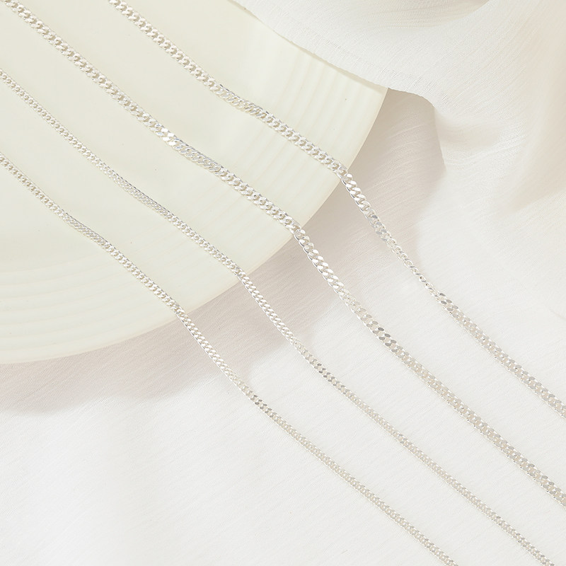 COPPER PLATED S  COLOR-KEEPING CUBAN CHAIN CLAVICLE CHAIN SNAKE BONE NECKLACE DIY MATERIAL BRACELET HANDMADE JEWELRY ACCESSORIES