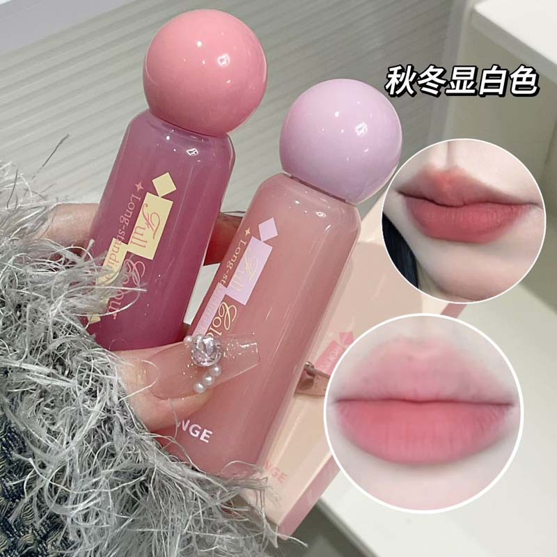 HERORANGE~园润涟柔雾面唇釉丝绒显白哑光持妆显色不易沾 HERANGE
