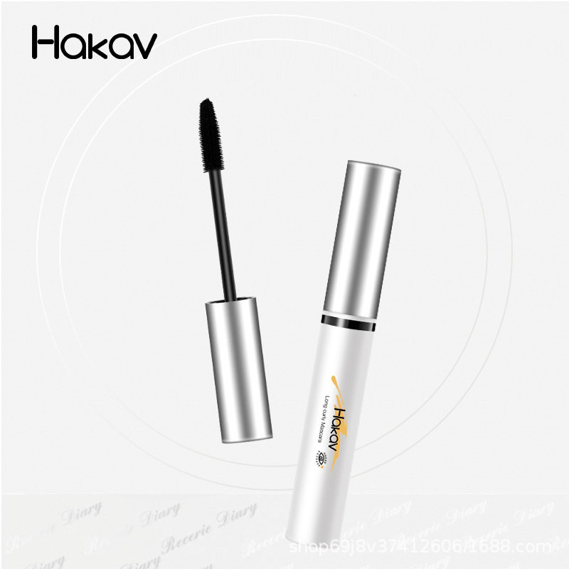 韩卡芙hakav炫彩玩色睫毛膏蓝色浓密纤长卷翘不脱妆加长可 韩卡夫