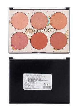 MISSROSE热卖百搭眼影盘6色靓丽高级感少女眼影修容腮红盘MISROSE